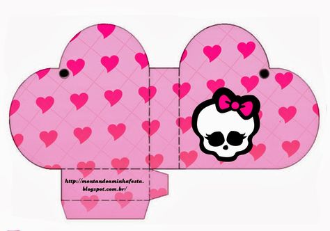 Monster High Printable Boxes | Monster High: Free Printable Boxes. Monster High Printables, Easter Basket Printable, Monster High Crafts, Monster High House, Monster High Birthday Party, Printable Boxes, Monster High Doll Clothes, Arte Monster High, Monster High Pictures