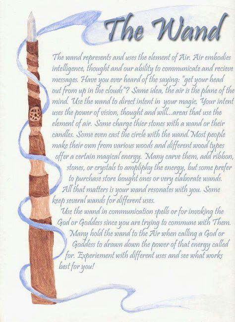 The Wand Sacred Knowledge, Magickal Correspondences, Magical Crafts, Witch Tools, Crystal Wands, Witch Wand, Wiccan Spell Book, Magic Wands, Eclectic Witch