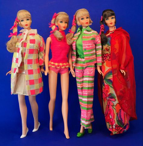 Barbie Museum, 1960s Barbie, Francie Doll, Crissy Doll, Barbie Pics, Plastic Girl, Mod Barbie, Barbies Pics, Diva Dolls