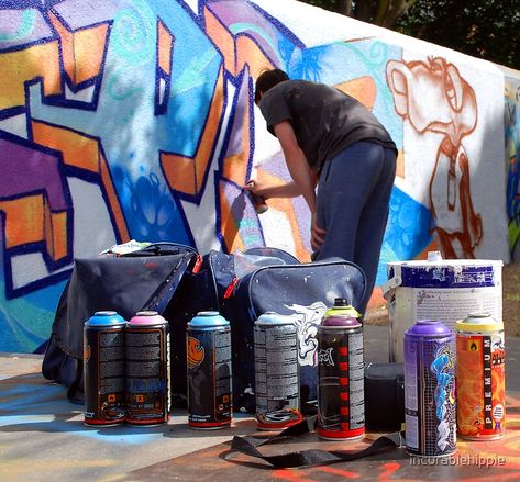 Painting A Wall, Graffiti Bag, Boxing Punching Bag, Social Media Tools, Tech Savvy, Social Media Tool, Graffiti Artist, Street Art Graffiti, Tool Bag