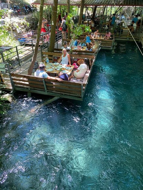 Lunch on top of the river! Must see - Review of Yuvarlakcay Defne Restaurant, Koycegiz, Turkiye - Tripadvisor Water Front Restaurant, Fish Pond Restaurant, Lake Side Restaurant, Under Water Resturant, Marina Restaurant, River Restaurant, Over The River, Senior Living, Incredible Places