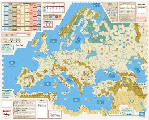 Axis Empires: Totaler Krieg Map Symbols, Game Ideas, Tabletop Rpg, Custom Map, Game Design, Board Games, Art Style, Map, Toys