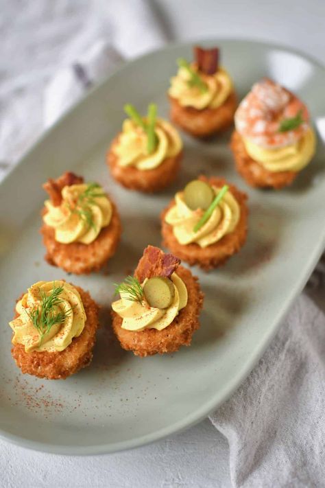 Fancy Deviled Eggs Ideas, Deviled Eggs Recipe Best Easy, Simple Deviled Eggs, Deviled Eggs Recipe Best, Easy Deviled Eggs Recipe, Simple Deviled Eggs Recipe, Deep Fried Deviled Eggs, Easy Deviled Eggs, Deep Fried Egg