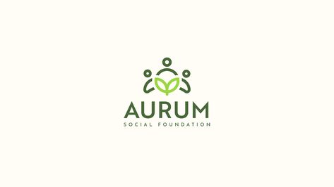 Aurum Social Foundation - Brand Identity on Behance Foundation Logo, Foundation Brands, Logo Name, Sports Graphic Design, Church Flyer, Branding Identity, Logo Branding Identity, Logo Inspiration, Flyer Design