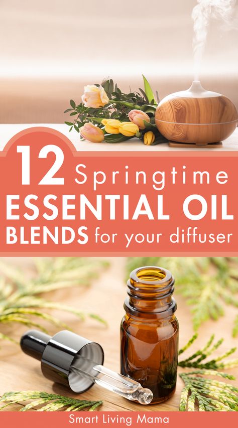 Fresh Essential Oil Blends, Floral Essential Oil Blends, Spring Essential Oil Blends, Smell Like Spring, Spring Diffuser Blends, Essential Oil Fragrance Blends, Homemade Lotion Recipe, Diffusing Essential Oils, Essential Oil Brands