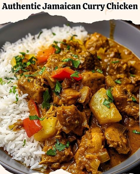 Momy Cooks | Authentic Jamaican Curry Chicken 🍗 Jamaican Curry Powder, Jamaican Curry Chicken, Caribbean Foods, Jamaican Curry, Chicken Pieces, Curry Dishes, Curry Chicken Recipes, Caribbean Recipes, Chicken Dishes Recipes