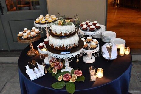 Drizzle Frosting, Cake Displays, Wedding Cake Display, Nothing Bundt, Nothing Bundt Cakes, Wedding Display, Wedding Cake Table, Wedding List, Dessert Display