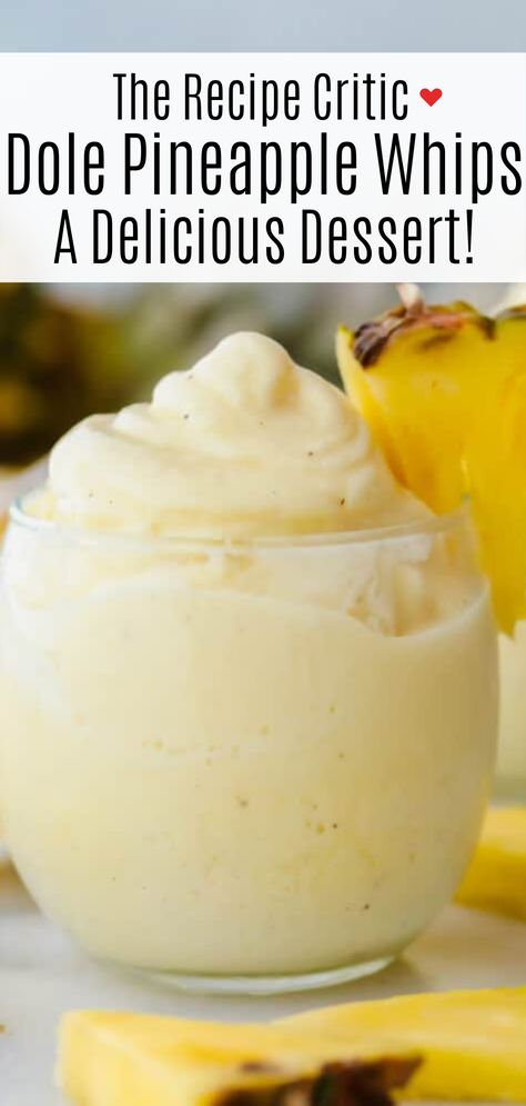 Dole Pineapple Whip, Dole Whip Recipe, Pineapple Whip, Dole Pineapple, Brown Spots Removal, Dole Whip, Alcohol Drink Recipes, Fruit Drinks, Frozen Drinks