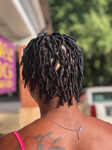 Starter Locs with comb twist Small Coil Starter Locs, Starter Locs Styles Comb Coil Short, Starter Locks On Short Hair, Comb Twist Hairstyles Natural Hair, Starter Locs Coils, Starter Locs Short 4c Hair, Small Locs Starter, Comb Coils, Starter Locs Styles Comb Coil