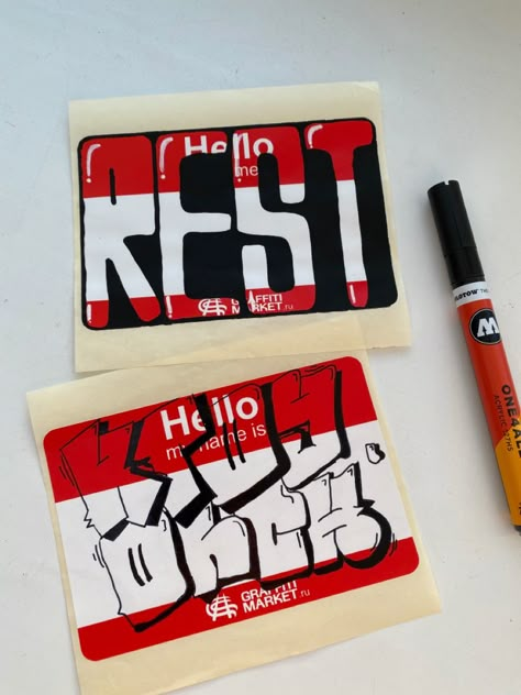 Graffiti Art Stickers, Graffiti Tag Stickers, Digital Graffiti Art, Sticker Tags Graffiti, Tags Graffiti Ideas, Street Stickers Art, Graffiti Tag Ideas, Tag Art Graffiti, Tag Ideas Graffiti