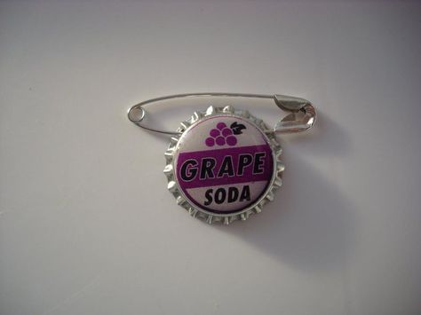 Up :3 Bottle Cap Pin, Wedding Groom Gift, Wilderness Explorer, Disney Pixar Up, Grape Soda, Bag Pins, Soda Bottle, Vintage Icons, Soda Bottles