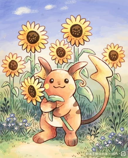 Summer Raichu by Paleona on DeviantArt Cute Pokemon Art, Cute Pokemon, Pokemon Art, Pokemon, Deviantart, Art, Pokémon