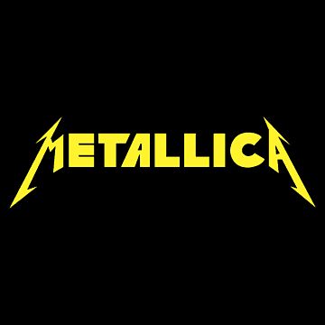 Metallica Album Covers, James Hetfield Guitar, Metallica Tattoo, Metallica Music, Metallica Albums, Metallica Logo, Metallica Art, Iron Maiden Eddie, Logo Yellow