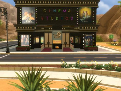 Sims 4 Cinema, Movie Hangout, Movie Theater Seats, Gazebo Bar, Food Area, Cinema Idea, Movie Theatre Seats, Retro Apartment, Theater Seats