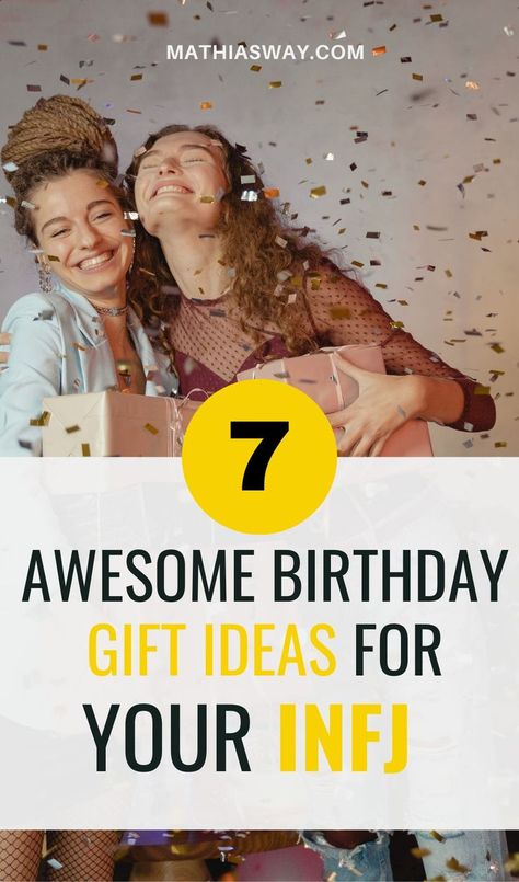 Looking for INFJ birthday ideas for gifts? INFJs want anything you spent time on or things that resonates with who they are. Here are 7 gifts for an INFJ you can consider! Gift Ideas To Make, Old Souls, Infj Mbti, Best Gift Ideas, Best Birthday Gifts, Old Soul, Birthday Gift Ideas, Personality Types, Infj