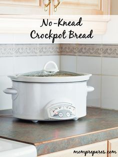 No-Knead Crockpot Breadhttp://www.momprepares.com/2013/04/15/no-knead-bread-recipe-for-the-crockpot/16108 Slow Cooker Breakfast Recipes, Crockpot Bread, Crock Pot Bread, Slow Cooker Bread, Basic Cooking, Slow Cooker Ribs, Slow Cooker Breakfast, Knead Bread Recipe, Slow Cooker Roast