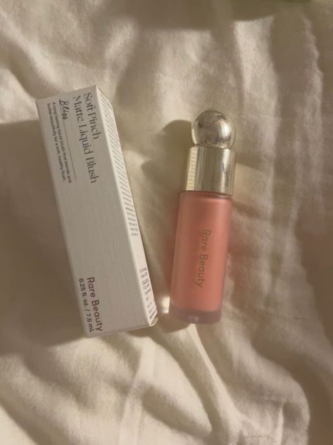 Rare Beauty Soft Pinch, Rare Beauty Blush, Soft Pinch Liquid Blush, Selena Gomez Makeup, Cream Blush Stick, Checker Background, Rare Beauty By Selena Gomez, Liquid Blush, Pretty Skin Care