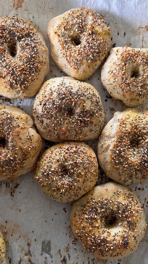 turner.farm on Instagram: To preface, these are not traditional sourdough bagels (we have that recipe in the coming book), and I’ve never been a huge fan of… Sourdough Pumpkin Bagel Recipe, Turner Farm Sourdough Recipe, Clever Carrot Sourdough Bagels, Sourdough Everything Bagels, Turner Farm Sourdough, Sourdough Bagels Recipe Farmhouse On Boone, Little Spoon Farm Sourdough Bagels, Sourdough Bagels, Wild Yeast