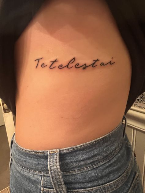 Greek word| tetelestai| simple| minimalist| tattoo| dainty| cute| Pinterest tattoo| cursive font| Tetelestai Tattoo, Tattoo Script Fonts, Tattoo Fonts Cursive, Christ Tattoo, Cursive Tattoos, Tattoo Font, Cursive Fonts, Greek Words, Tattoo Fonts