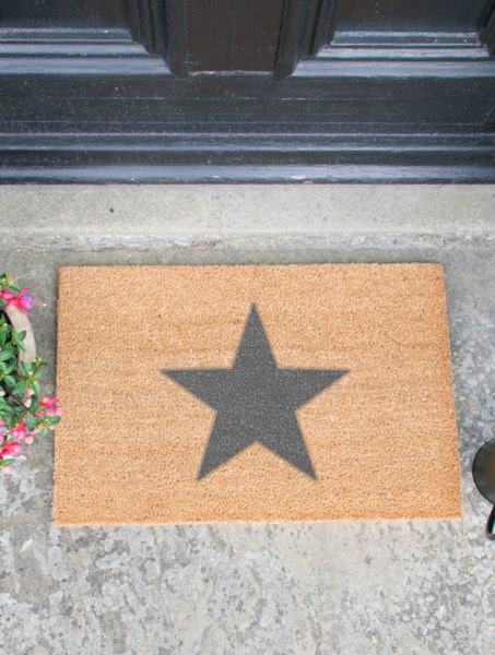 Home Addition, Marathon Runners, Coir Doormat, Coconut Fiber, Outdoor Door Mat, Garden Accessories, Star Designs, Exterior Paint, Star Print