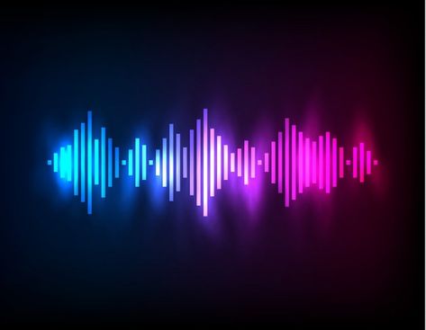 Digital glowing colorful equalizer Premi... | Premium Vector #Freepik #vector #background #pattern #abstract-background #music Music Equalizer, Music Waves, Rose Gold Texture, Desain Editorial, Neon Backgrounds, Green Background Video, Love Background Images, Sound Wave, Black Background Wallpaper