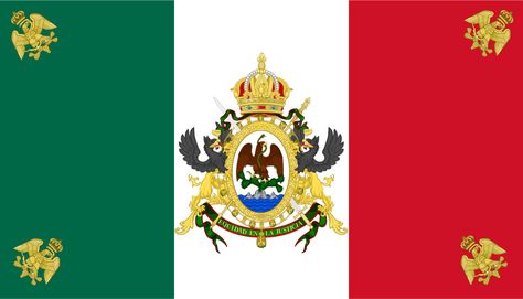 File:Bandera del Segundo Imperio Mexicano (1864-1867).svg Caribbean Flags, Mexico History, Flag Art, Flag Design, Coat Of Arms