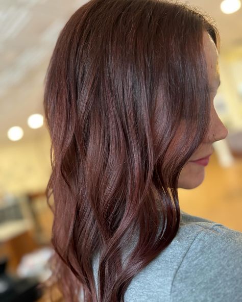 This mama is on fire🔥 * * * In this appt I did an all over color using the oligo Calura color 5k for the result of a stunning deep red with a hint of copper that pops through✨ #hairbysassy #merahairco #buffalostylist #716buffalo #booknow All Over Color, On Fire, Deep Red, Hair Stylist, Copper, Hair, Red, On Instagram, Quick Saves