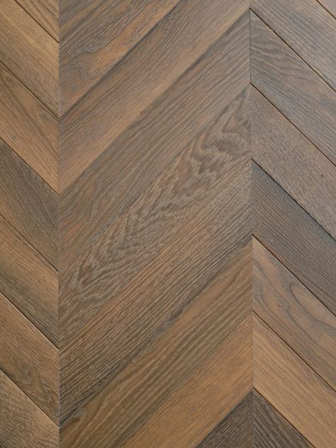 Landmark Compton Chevron Oak Chevron Floor, Grey Streaks, Double Herringbone, Parquet Pattern, Gray Streaks, Walnut Floors, Flooring Inspiration, Walnut Oil, Underfloor Heating