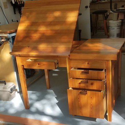 Easel / Desk Art Table Ideas Desks, Desk For Artist, Art Table Ideas, Art Desk Ideas, Easel Desk, Desk Woodworking, Art Desks, Artist Desk, Diy Easel