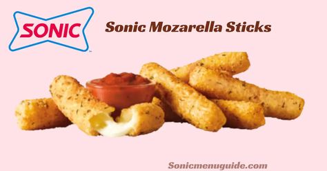 Sonic Mozzarella Sticks recipe Sonic Mozzarella Sticks Recipe, Sonic Mozzarella Sticks, Mozarella Sticks Recipes, Sonic Menu, Mozzarella Sticks Recipe, Popular Snacks, Mozzarella Sticks, Snack Options, Menu Items