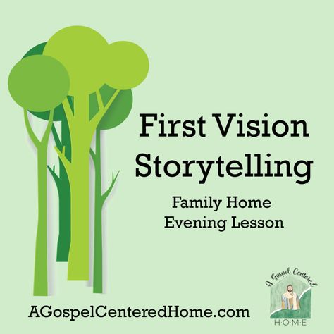 First Vision Storytelling FHE Lesson Backyard Games Kids, Story Of Joseph, Family Games Indoor, Family Home Evening Lessons, Fhe Lessons, Water Games For Kids, Doctrine And Covenants, Joseph Smith, Felt Books