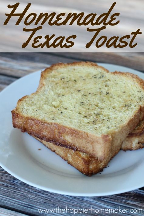 Homemade Texas Toast recipe-I'm never buying frozen texas toast again, this was so good! Homemade Texas Toast, Texas Toast Bread, Texas Toast Garlic Bread, Texas Toast, Low Waste, Toast Recipes, Bread Dough, Homemade Bread, Savoury Food