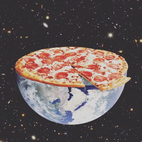 SCIENCE FACT #pizzaislovepizzaislife #pizza #pizzameme #pizzalol #lol #flatearth #fakenews #dailypizza #ttpizza #uuni #uunihq… Pizza Collage Art, Space Pizza, Pizza Art, Pizza Planet, Pizza Pizza, Think Food, Love Pizza, Pizza Lovers, Pizza Party