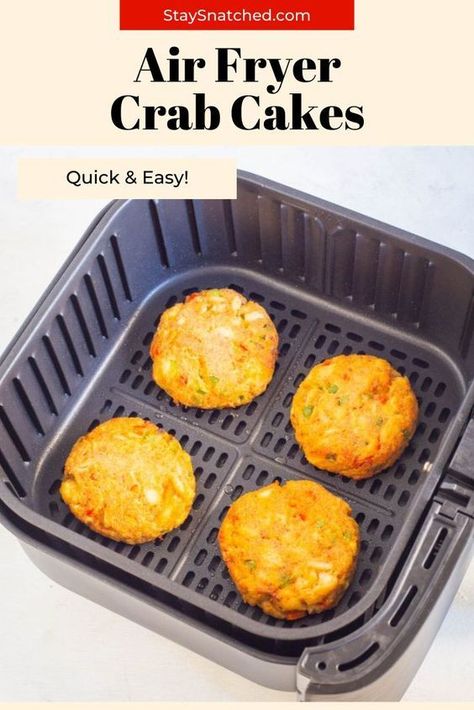 These Easy Air Fryer Fifteen Minute Crab Cakes are so quick to make! If you are a fan of Maryland jumbo lump crab cakes, you will love this recipe! Freeze these for later and reheat them easily from… Air Fryer Crab Cakes, Crab Dips, Frozen Crab Cakes, Old Bay Crab Cakes, Crab Cake Sliders, Air Fryer Crab, Air Fryer Seafood, Canned Crab Meat, Lump Crab Cakes