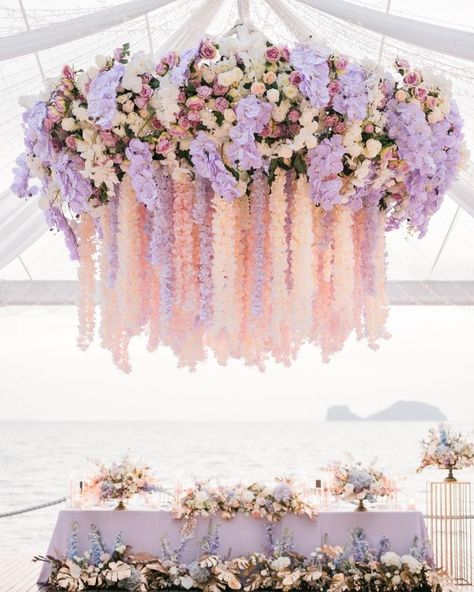 Wedding Decor Ideas for Popular Wedding Themes ❤ wedding decor ideas chic hanging flower installation iamflower.co #weddingforward #wedding #bride #weddingdecor #weddingdecorideas Popular Wedding Themes, Whimsical Wedding Inspiration, Magical Decor, Whimsical Wedding Decorations, Wedding Decor Ideas, Flower Chandelier, Floral Chandelier, Bali Wedding, Wedding Decor Inspiration