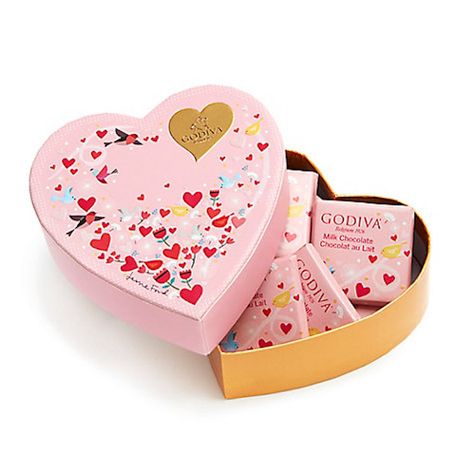 Valentine's Day gifts for kids under $15: Godiva Chocolates Godiva Chocolatier, Chocolate Packaging Design, Heart Gift Box, Best Valentine Gift, Godiva Chocolate, Valentines Day Chocolates, Valentine Gifts For Kids, Unique Valentines Day Gifts, Valentine Chocolate