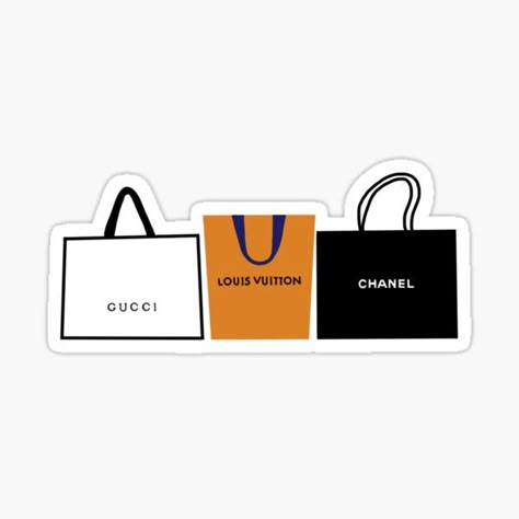 Luxury Shopping Bags, Plakat Design Inspiration, Koleksi Parfum, Funny Laptop Stickers, Stickers Cool, Sticker Design Inspiration, Preppy Stickers, Cute Laptop Stickers, Iphone Case Stickers