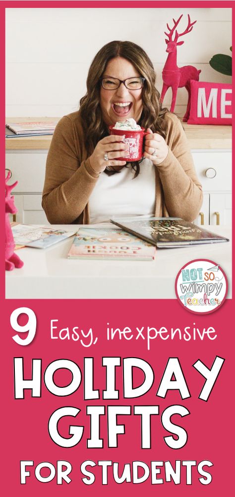 9 Easy, Inexpensive Holiday Gifts for Students - Not So Wimpy Teacher Students Gifts From Teacher Christmas, Christmas Gifts For 2nd Grade Students, Gifts For Teachers To Give Students, Christmas Gifts For 6th Grade Students, Winter Gifts For Students From Teacher, Diy Christmas Gifts For Students From Teacher, Gifts For Students From Teacher Xmas, Christmas Gifts Students To Parents, Inexpensive Christmas Gifts For Students