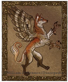 Irish Mythical Creatures, Heraldic Beasts, Mythological Animals, Mythical Beasts, Medieval Europe, Mythical Animal, Medieval Style, Mythical Beast, Fantasy Creatures Art