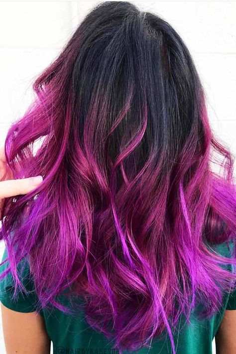 29 Burgundy Hair Styles: Find The Best Shade For Your Skin Tone Hairstyle Balayage, Pink Ombre Hair, Pulp Riot Hair Color, Ombre Hair Blonde, Pulp Riot, Long Hair Color, Pink Highlights, Pinterest Hair, Hair Color Purple