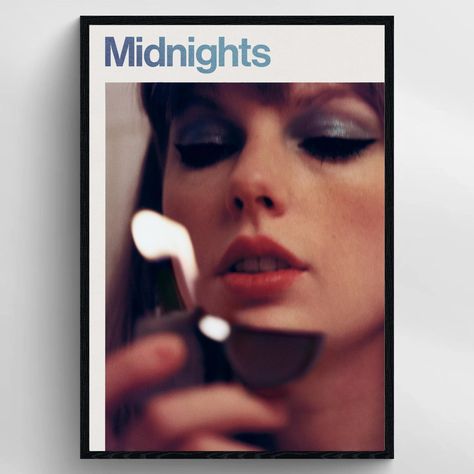 Midnights Album Cover Poster | Taylor Swift Poster | Aesthetic Wall Decor | Music Album Poster | Swiftie Gifts | Taylor Swift Merch Taylor Swift Blanket, Midnights Album, Taylor Swift Merchandise, Taylor Swift Merch, Taylor Swift Midnights, Taylor Swift Posters, Music Album, Fantastic Gifts, Official Store