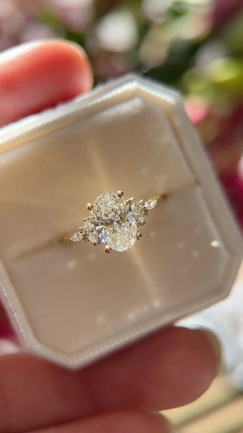 hellolovelyliving-lifestyle-wedding-engagement-ring-bride-diamond-proposal Gold Aesthetic Jewelry, Engagement Ring Simple, Pretty Engagement Rings, Dream Wedding Ring, Cute Engagement Rings, Future Engagement Rings, Engagement Inspo, Aesthetic Jewelry, Gold Aesthetic