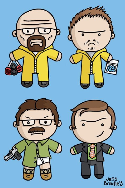 Breaking Bad Cartoon, Breaking Bad Characters, Breaking Bad Meme, Breaking Bad Poster, Breaking Bad Art, Breaking Bad Jesse, Father Tattoos, Bad Drawings, Paper Doll Template