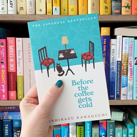 I read Before the Coffee Gets Cold, by Toshikazu Kawaguchi, as part of a buddy read a few months ago, and while my fellow readers really enjoyed it, I just never warmed to it. While I liked the idea of the story quite a lot I didn’t enjoy the writing. Initially I thought it was because I had just finished reading The Poet X, which is lyrical and almost more of an experience than a book, and Kawaguchi’s writing style is very straight forward and matter-of-fact with no embellishment. Toshikazu Kawaguchi, Before The Coffee Gets Cold, Top Books To Read, Latest Books, I Love Books, Back In Time, The Coffee, Book Aesthetic, Love Book