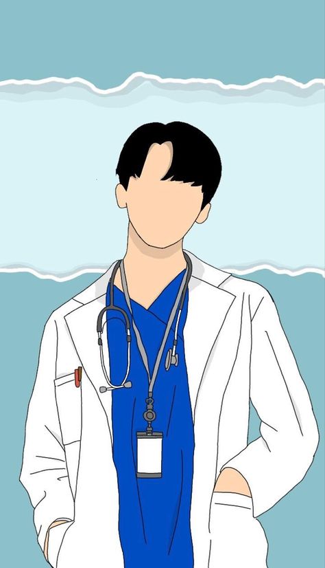 Doctor Illustration, Nursing Wallpaper, Nurse Drawing, Medical Artwork, Wattpad Cover Template, Doctor Drawing, Seni Korea, Book Cover Artwork, Medical Wallpaper