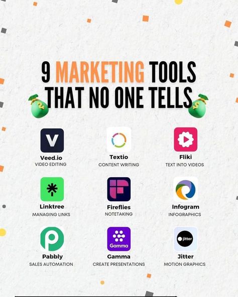 9 Marketing Tools That No One Tells Social Media Marketing Planner, Learn Computer Coding, Startup Business Plan, Marketing Specialist, Life Hacks Websites, Financial Life Hacks, Social Media Marketing Business, Learning Websites, Digital Marketing Tools