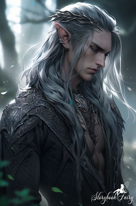 Silver elf - AI Art by StorybookFairy Cassian And Nesta, Male Elf, Elf Man, Elf Characters, Elves Fantasy, Art Drawing Sketch, Elf Art, Male Cosplay, Dungeons And Dragons Characters