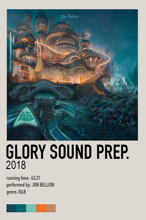 Glory Sound Prep - Jon Bellion (2018) Jon Bellion Album Covers, Jon Bellion Album Poster, Jon Bellion Aesthetic, Jon Bellion Wallpaper, Jon Bellion Art, Sarah Aesthetic, Wall Posters Printables, Song Tattoos, Album Posters