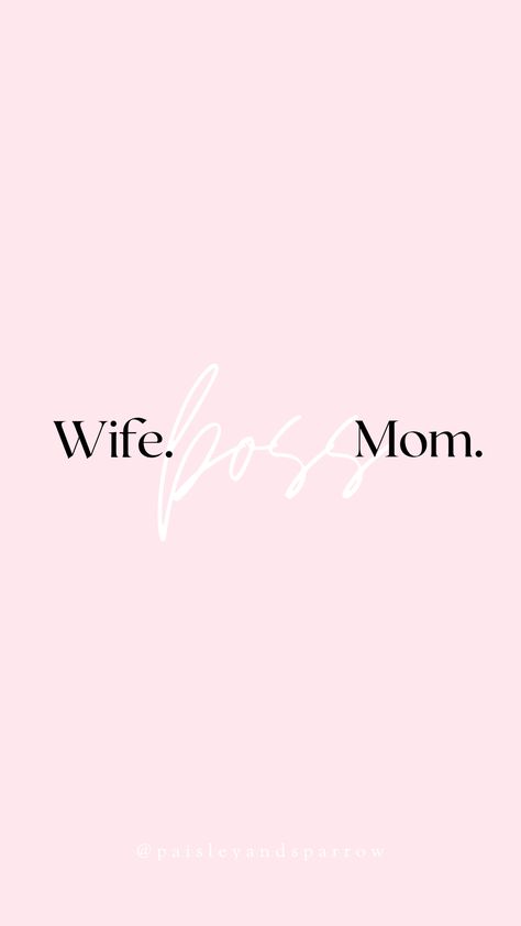 Wife Mom Boss Wallpaper, Cute Mom Wallpaper, Mom Boss Quotes Motivation, Mom Vision Board Pictures, Vision Board Ideas Mom, Mom Era Aesthetic, Like A Boss Wallpaper, Mom Vision Board Ideas, Boss Mom Aesthetic