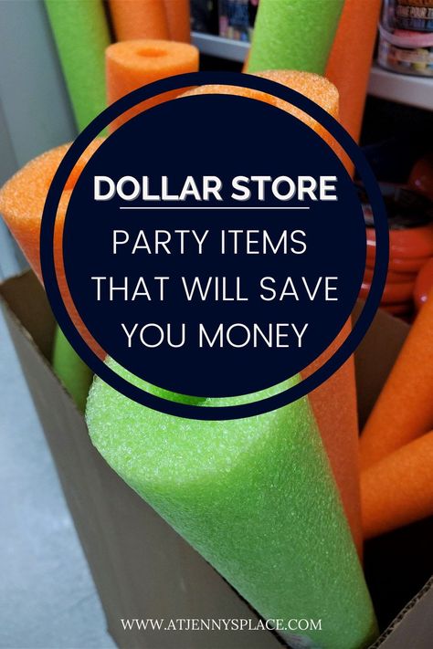 Find out about the must buy, super cheap party decorations that can be found at your local dollar store. Full of tons of great ideas! Pantry Party Ideas, Cheap Outdoor Party Ideas, Cheap Easy Party Decorations, Outdoor Party Table Decorations, Diy Prom Decorations Budget, Prom Diy Decorations, Inexpensive Party Decor, Inexpensive Birthday Decorations, Easy Outdoor Party Decorations